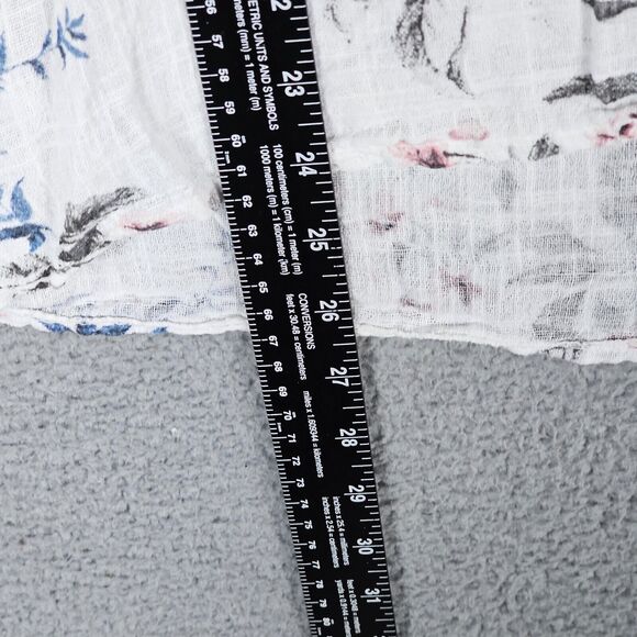 Charlie B Floral Henley Shirt Made in Italy Size P/S - Picture 4 of 9